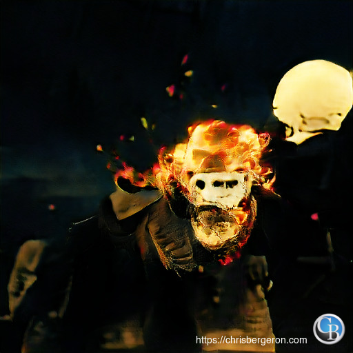 skull face on fire "skull face on fire"