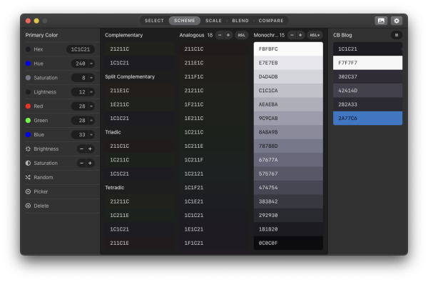 Screenshot of Paletter 4 Macos App Paletter 4
