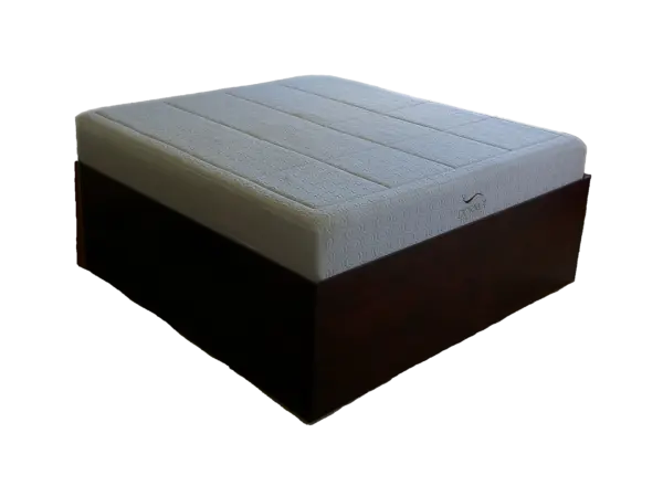 A home made do it yourself bed frame. DIY Bed