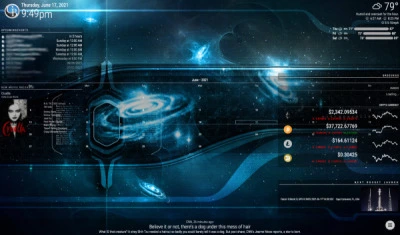 A screenshot of a Raspberry Pi Magic Mirror Pi Magic Mirror
